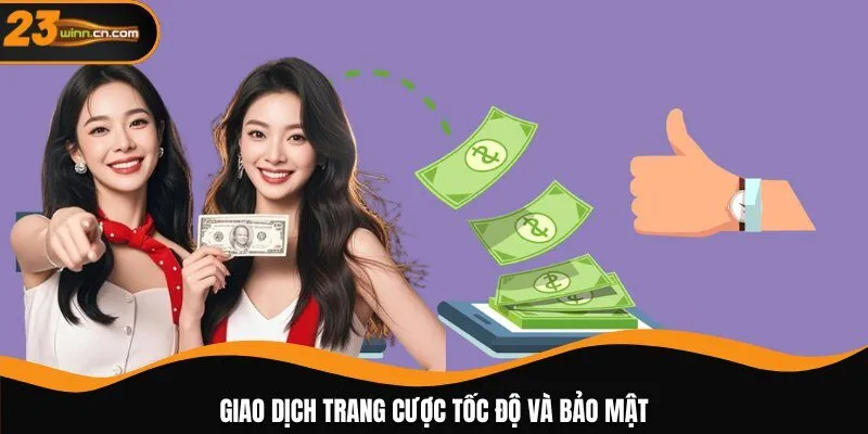 Giao dịch trang cược tốc độ và bảo mật