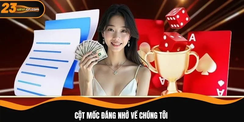 Cột mốc đáng nhớ về chúng tôi 
