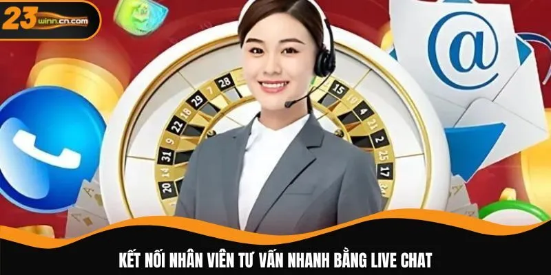 Kết nối nhân viên tư vấn nhanh bằng Live chat